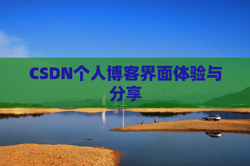 CSDN个人博客界面体验与分享